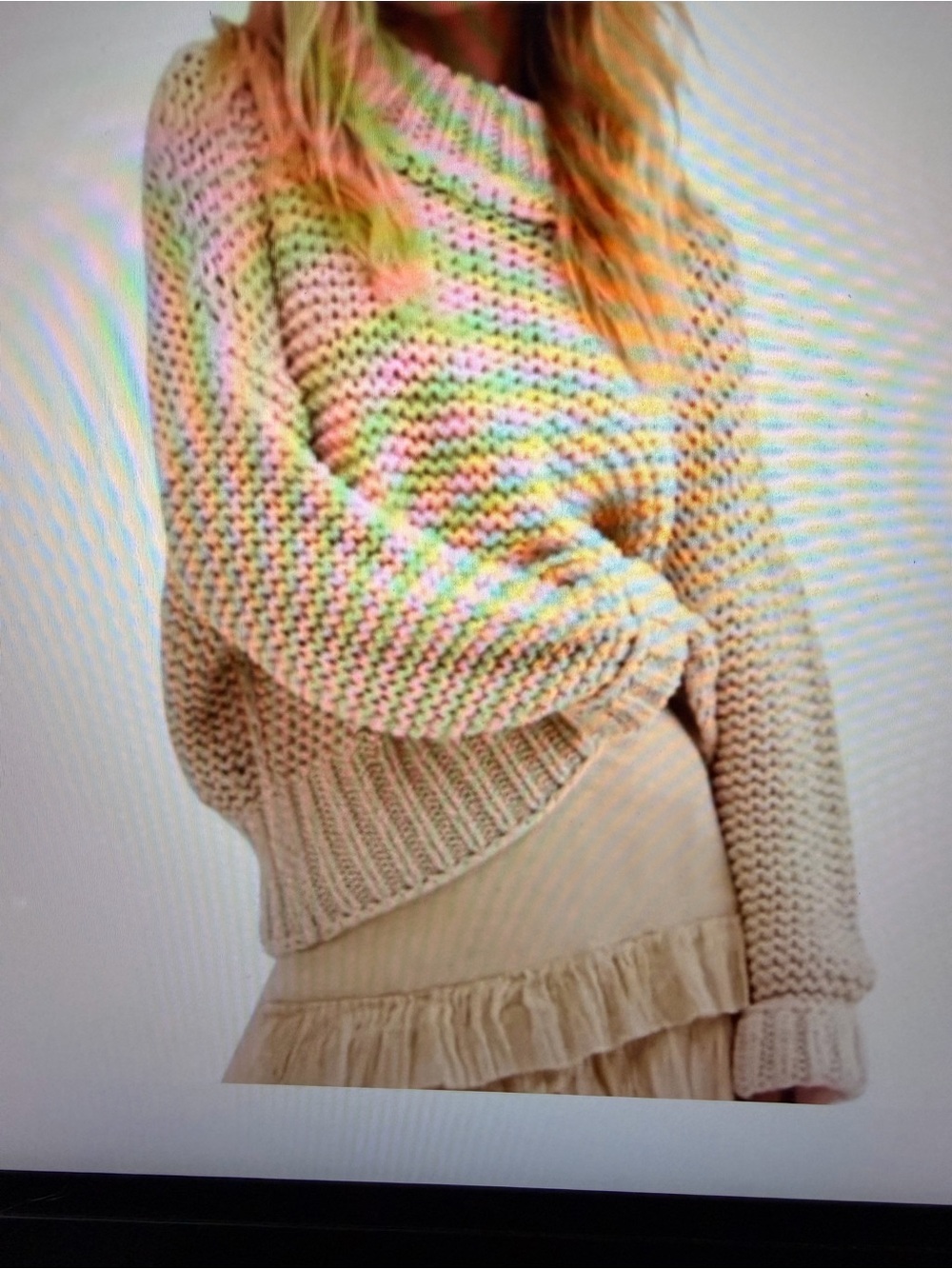 Free People My Only Sunshine Sweater NWOT, Size XS